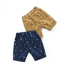 Повседневные Шорты Для маленьких мальчиков, Короткие штаны для мальчиков-подростков, хлопковая летняя одежда для малышей, модная одежда для детей, Spodenki