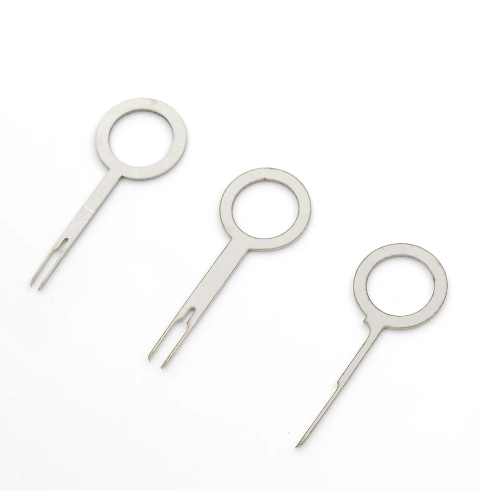 Car Terminal Tools 3pcs Auto Car Plug Circuit Board Wire Harness Terminal Extraction Pick Connector Crimp Pin Back Needle Remove Tool Set