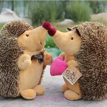 Супер милый 2 шт пара 18 см мультфильм Мини милый любовник плюшевый ежик держать кукла держать подушку мягкая игрушка подарок для девочек
