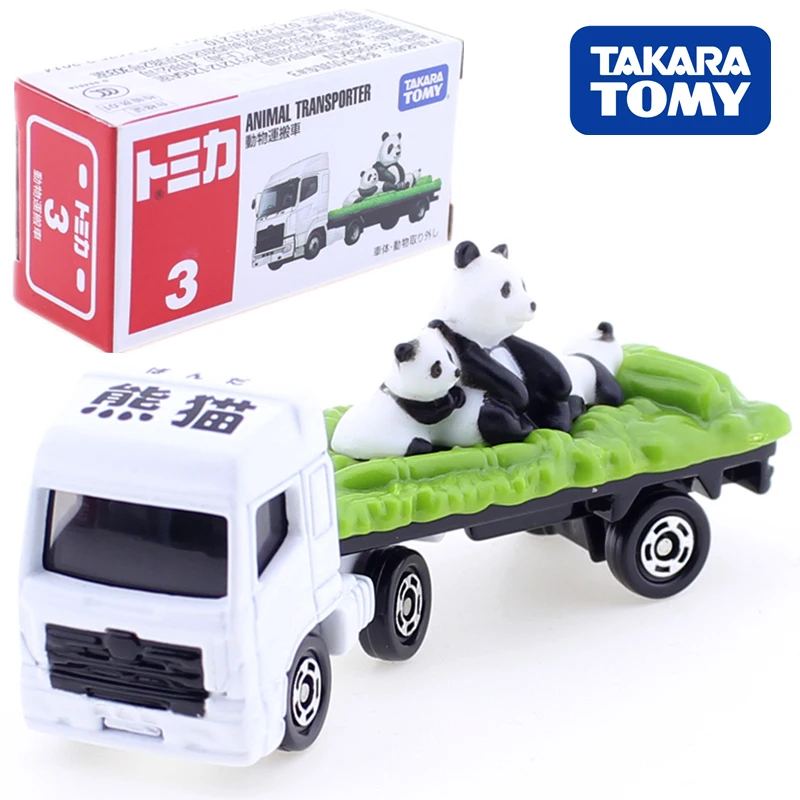 Takara Tomy Tomica No.03 панда для перевозки животных грузовых автомобилей популярные