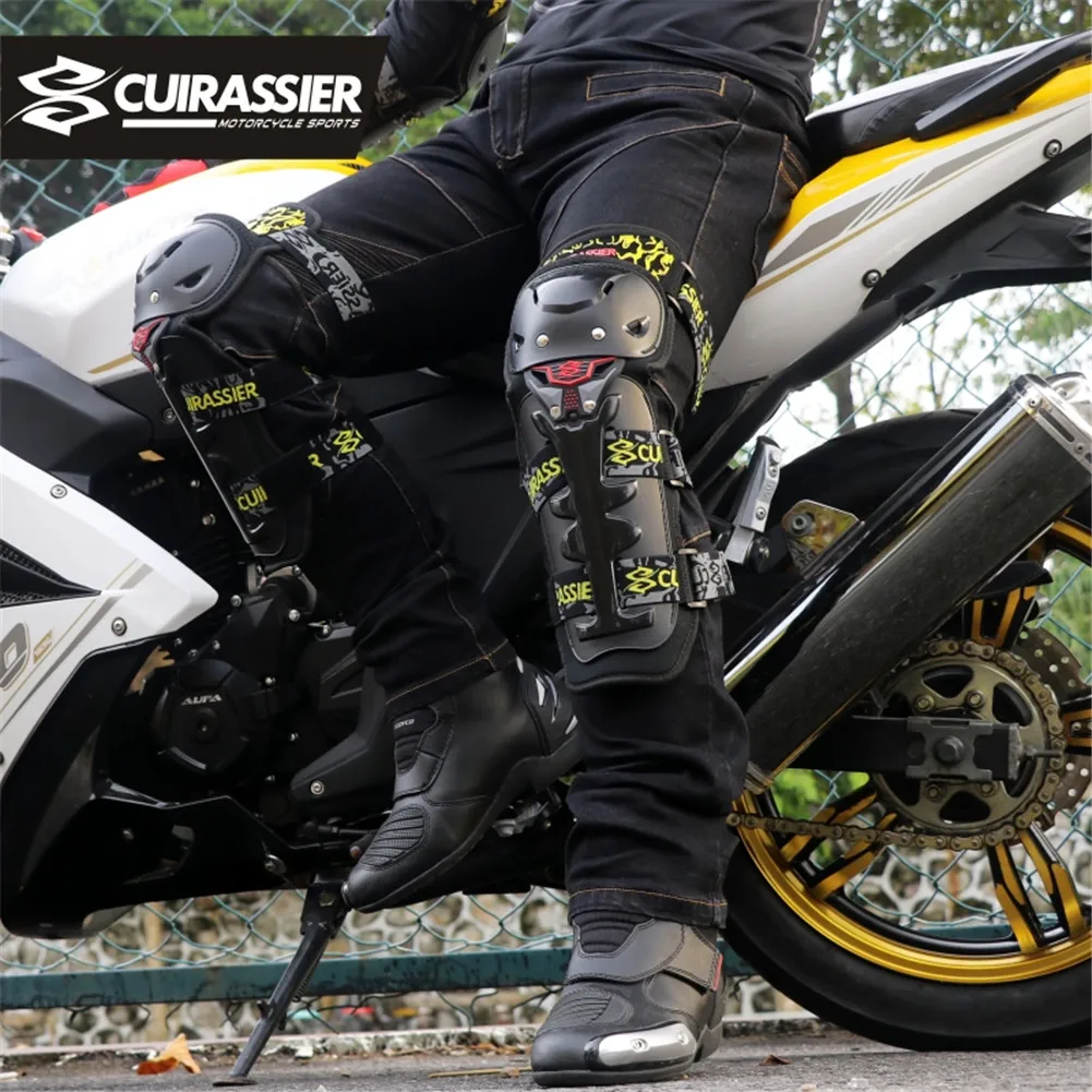 Cuirassier мотоциклетные защитные наколенники MX для бездорожья защита мотогонок
