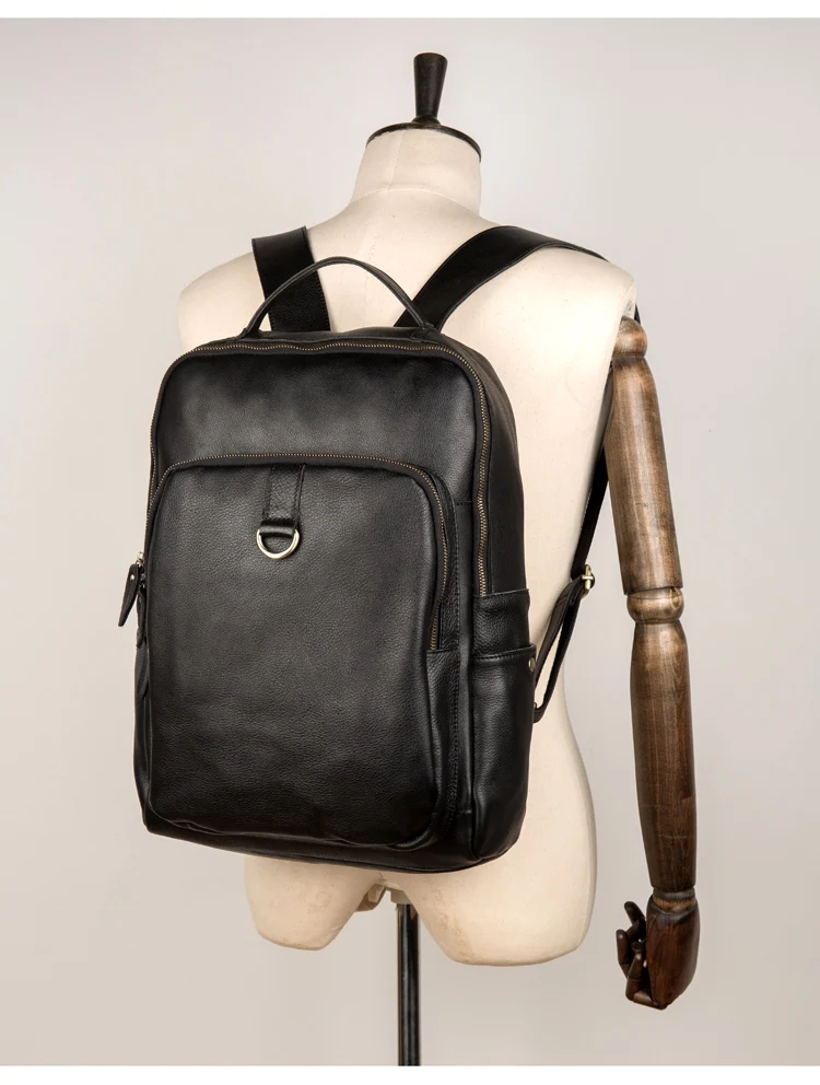 feito à mão do vintage mochila de