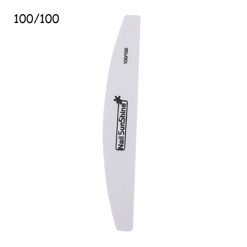 1 шт 100/180/240 Профессиональный гвоздь портативный двухсторонний пилки для ногтей брусок для шлифовки для маникюра и педикюра Инструменты