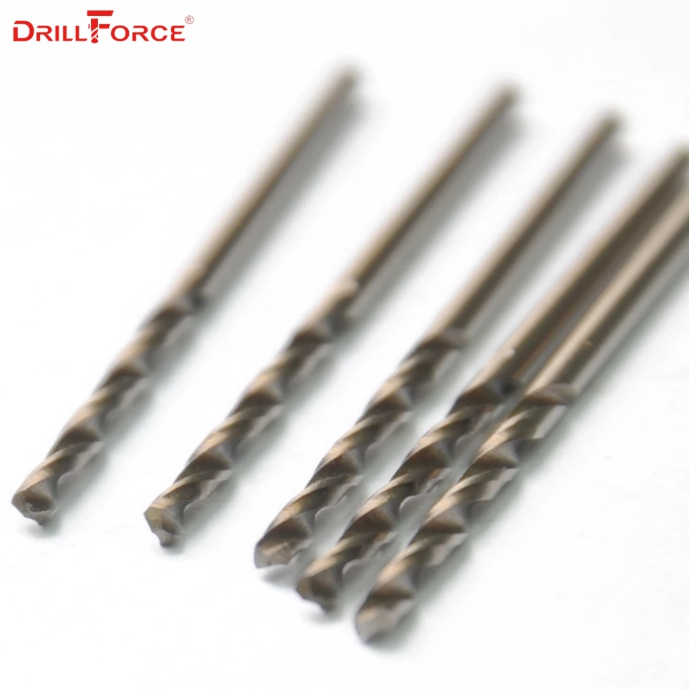 Набор кобальтовых сверл Drillforce Tools 5 мм M35 стандартный набор для сверления на