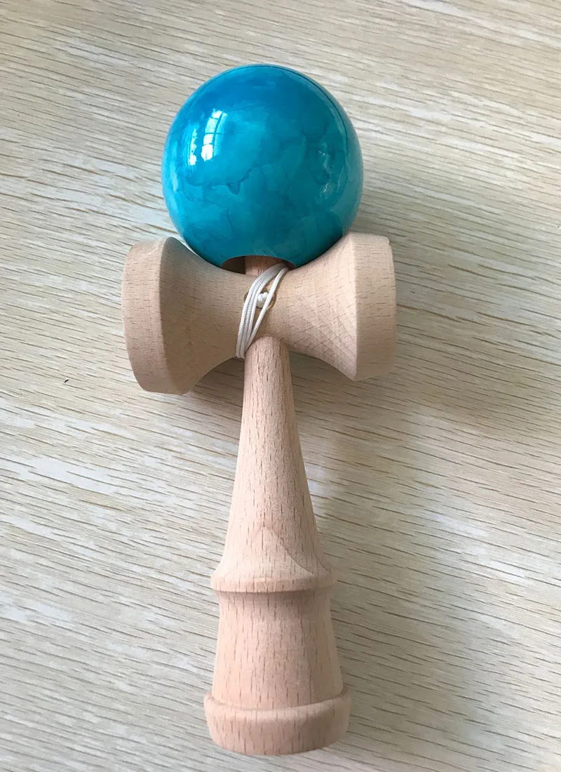 6 см шар Kendama профессиональная игрушка мраморный цвет Kendama жонглирующие шары игрушки для детей взрослые игры Рождественская игрушка разные цвета