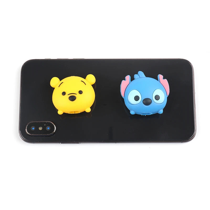 Милый мультфильм телефон USB кабель протектор для Iphone Chompers шнур животное укус