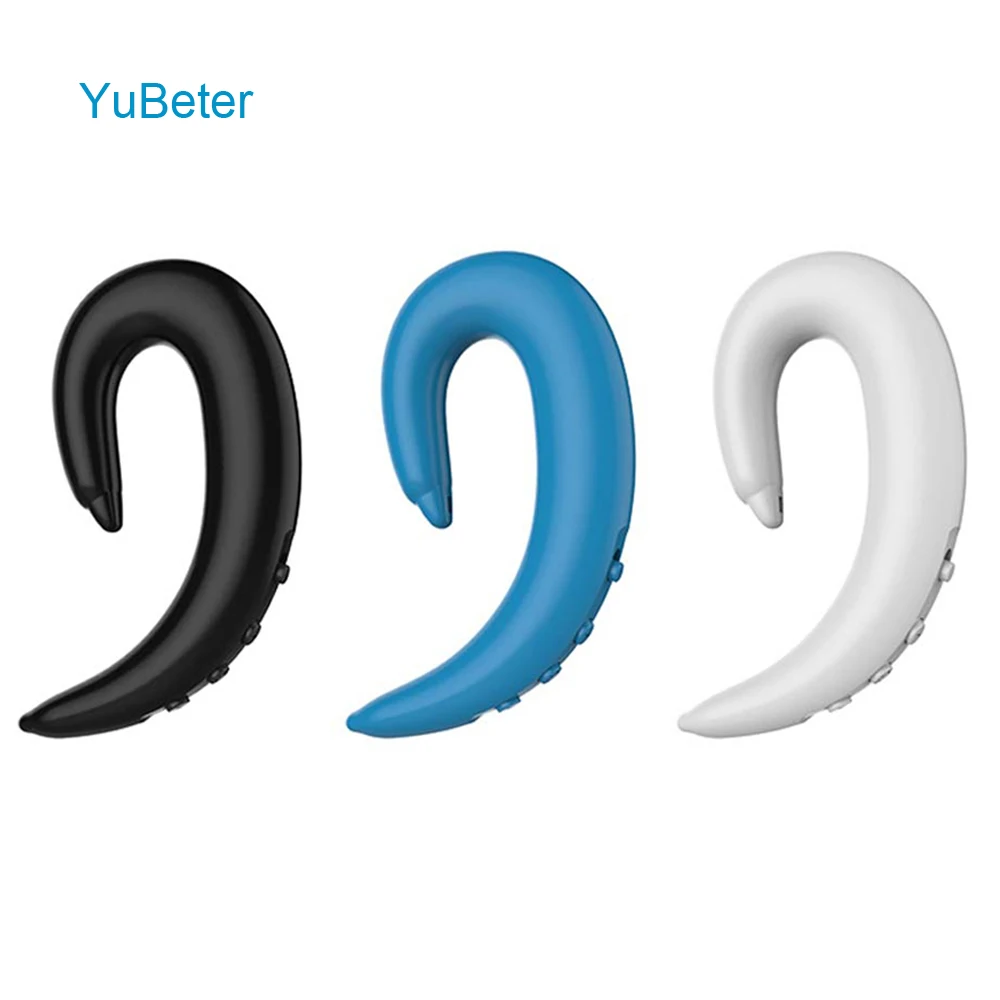 YuBeter 1 шт спортивные беспроводные Bluetooth наушники с крючком безболезненные