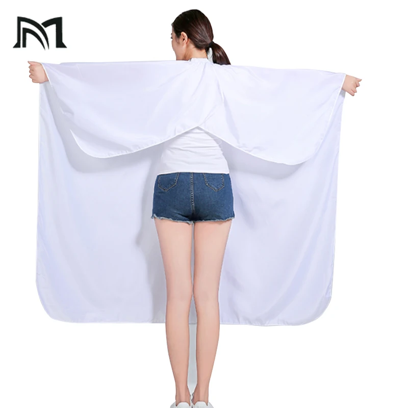 2018 Fashion Salon Bathroom Cut Hair Beard Bib High-Grade Pongee Polyester Hair Care Trimmer Hair Shave Apron 140*160cm B10 2018 Fashion Salon Bathroom Cut Hair Beard Bib High-Grade Pongee Polyester Hair Care Trimmer Hair Shave Apron 140*160cm B10