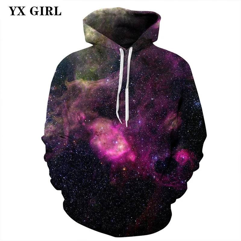 

New Fashion Unisex Hooded Sweatshirt 3d Galaxy Space Hoodies Women/Men Hoodie Autumn Spring Thin Tracksuit Pullover S-3XL