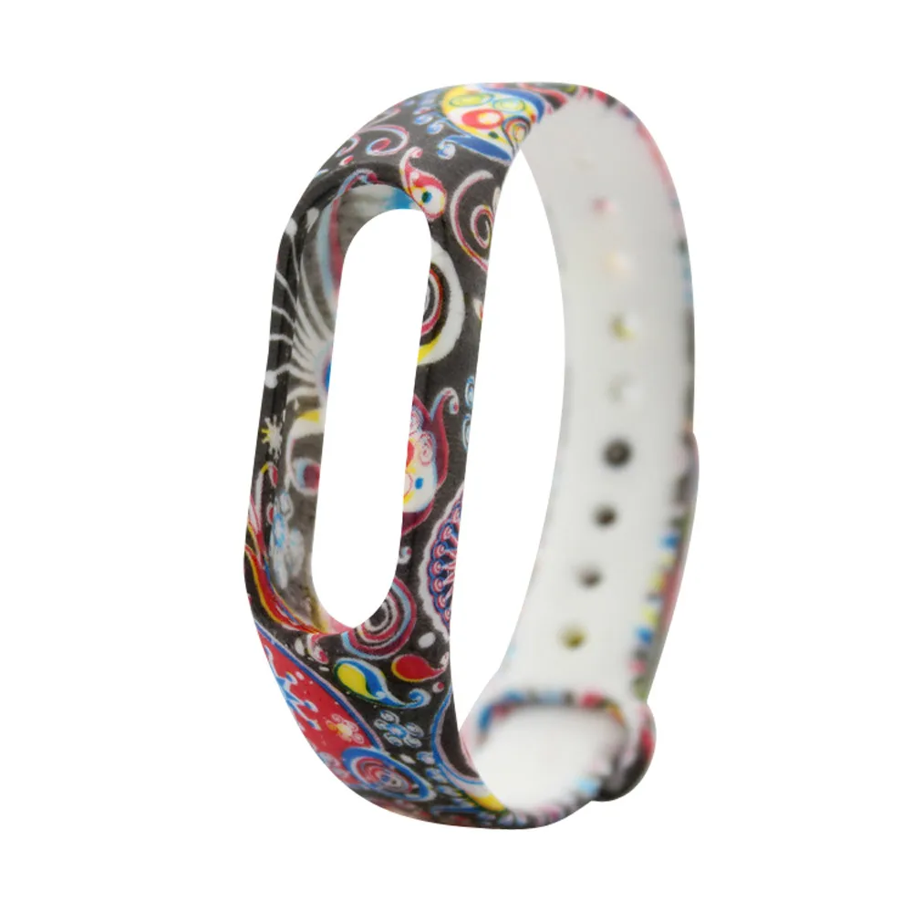 

2019 Wristband Band Strap Belt For Xiaomi Mi Band 2 Bracelet Fashion Casual Men Women Watch Bands Sports Replacement Silica Gel