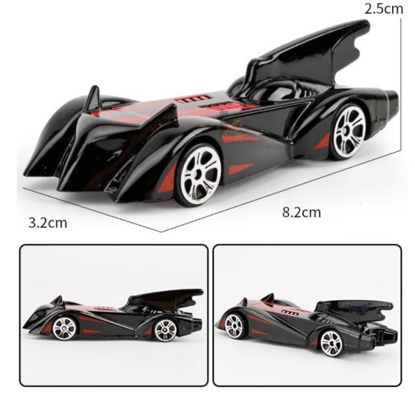 1 шт. модель автомобиля 1: 64 металлических сплавов супер герой Бэтмен черный мотоцикл гоночный боевой автомобиль Детский подарок игрушка