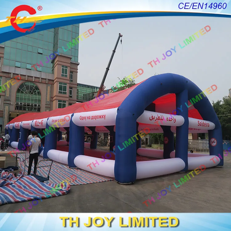 free shipping to port only, giant 30x10m inflatable party tent