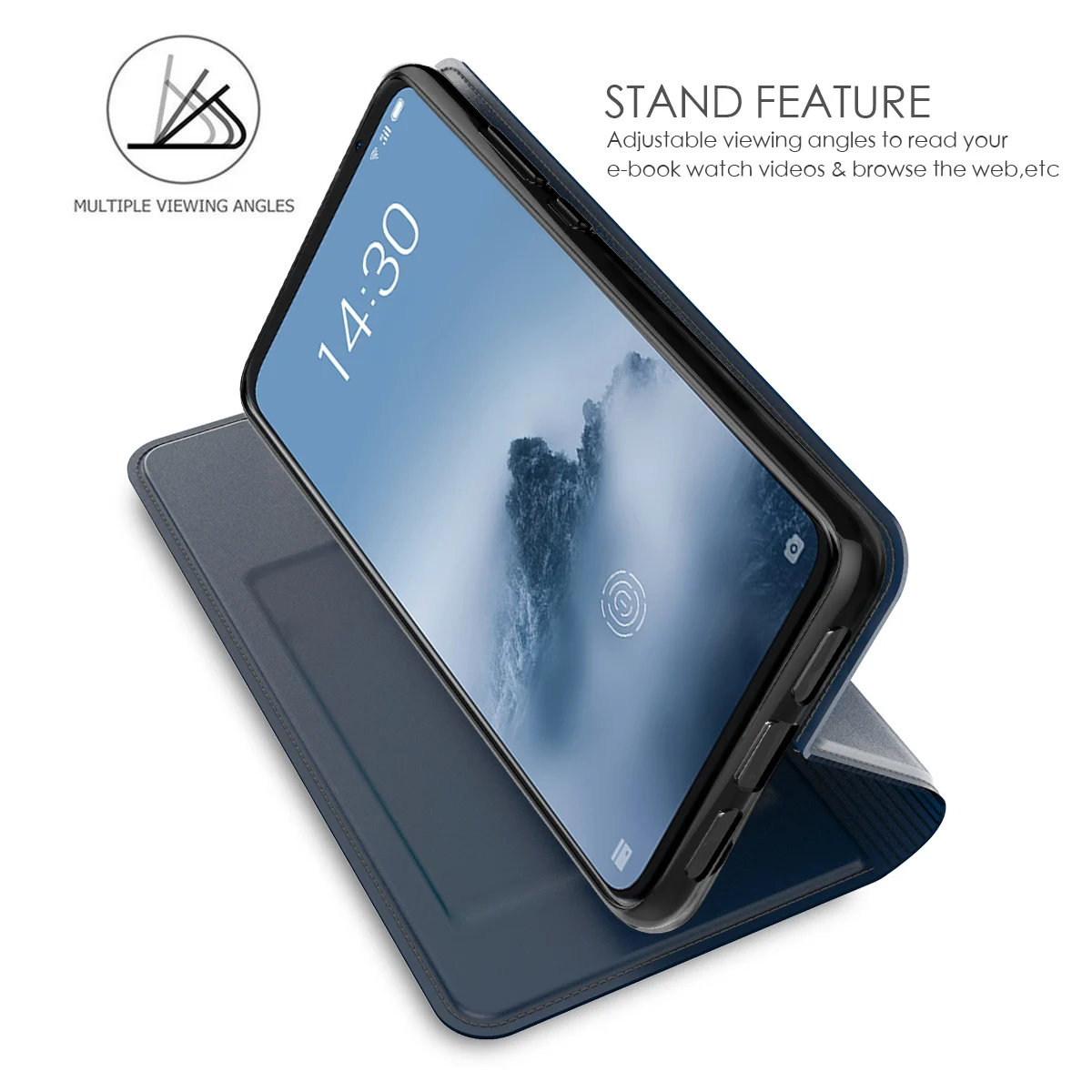Чехол для Meizu C9 16th 16T Роскошный чехол из искусственной кожи с откидной подставкой