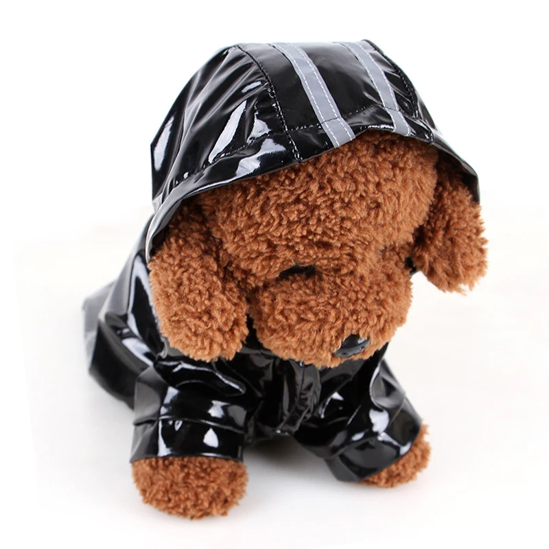 Летний плащ-дождевик для щенков, домашних животных, S-XL, с капюшоном, водонепроницаемые куртки, полиуретановый дождевик для собак, одежда для кошек, одежда,, Прямая поставка