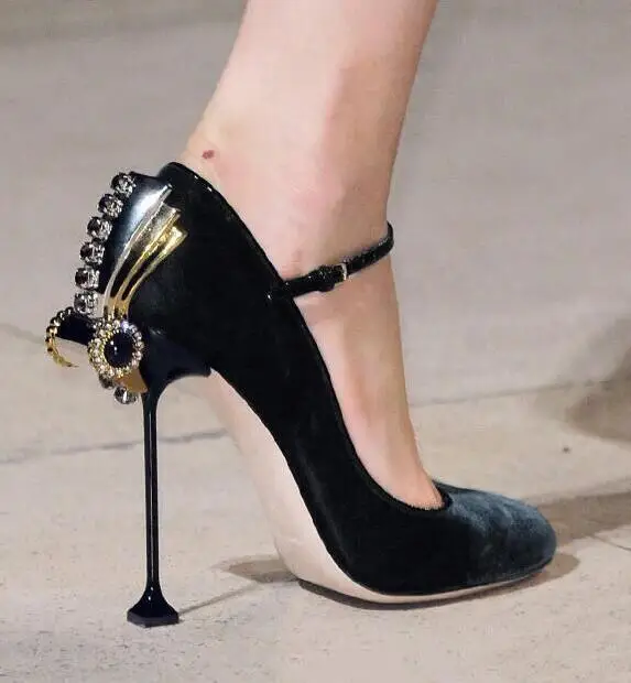 Femmes Décontracté Noir Véritable Cuir Peau En Confortable Mode Porc Chaussures 20161206 Cristal De D'été multi Talons Hauts Cheville pnPrFp