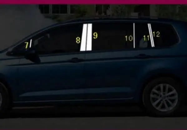Дверь автомобиля полный оконный каркас подоконник формовочная Накладка для