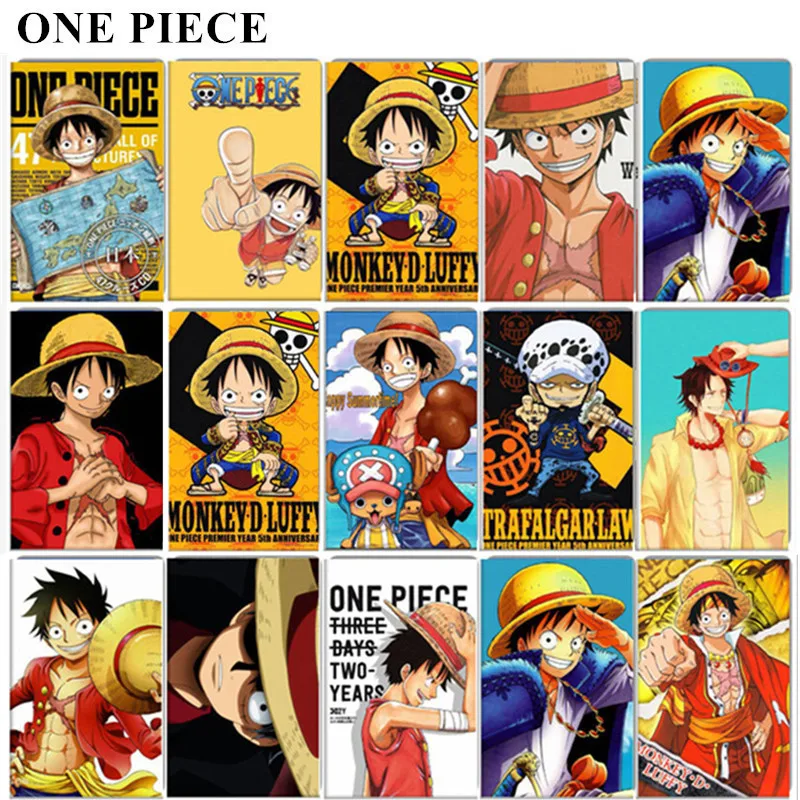 20 pcs/lot ONE PIECE Card Sticker Toys Japanese Anime