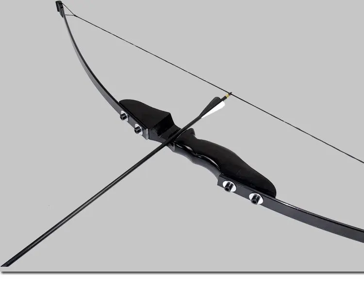 

toparchery 40lbs fishing bow aluminum recurve long straight for starter