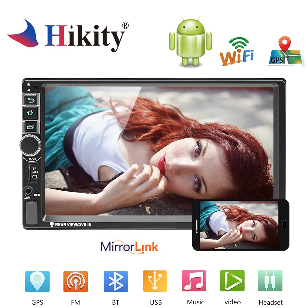 Vente Hikity Android 2 Din Autoradio GPS 8802 Universel Voiture ...