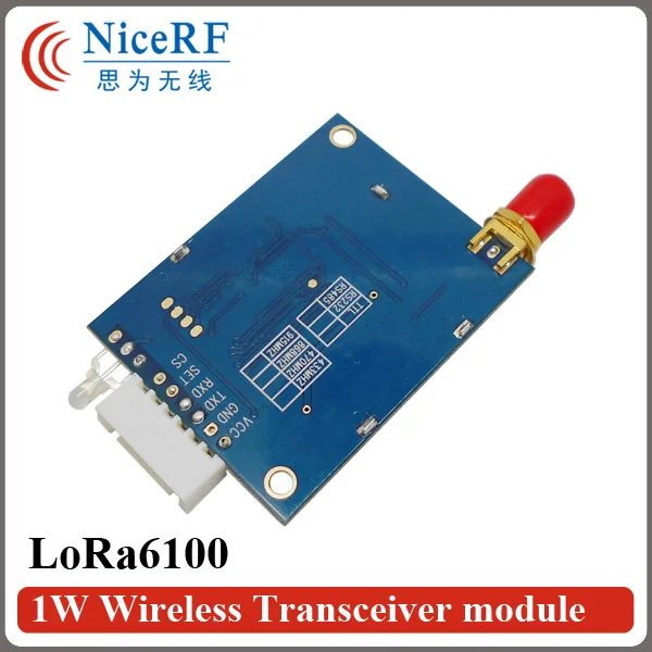 2PCS Lora6100AES 500mW 27dBm Power 5-8km Long