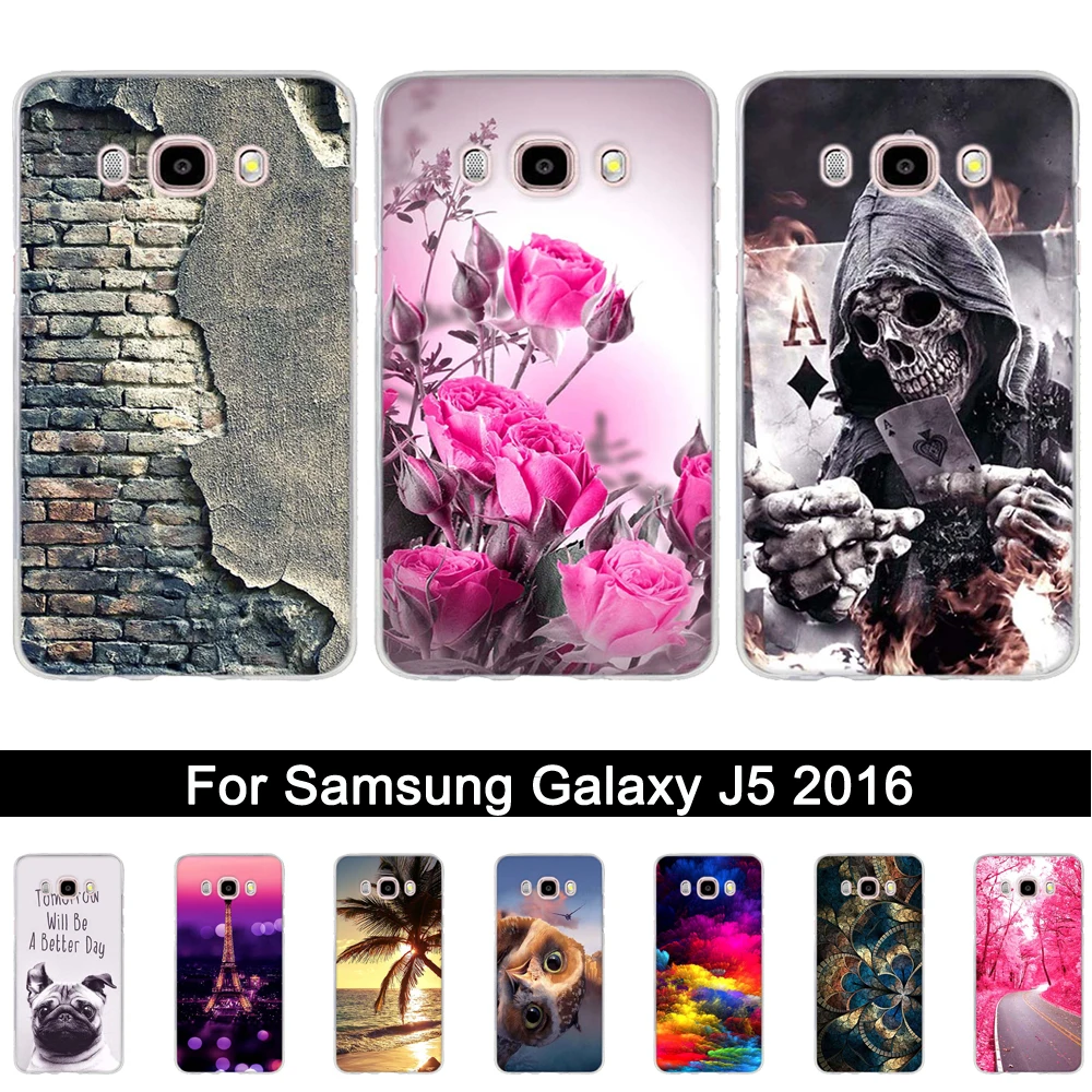 

3D Relief Printing Case for Samsung Galaxy J5 2016 Silicone Cover for Samsung J 5 2016 J510 J510F SM-J510F Soft TPU Protector