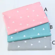 160 см x 50 см треугольная детская хлопковая ткань для младенцев, постельные принадлежности, подушка из Лоскутной Ткани, стеганая ткань для шитья