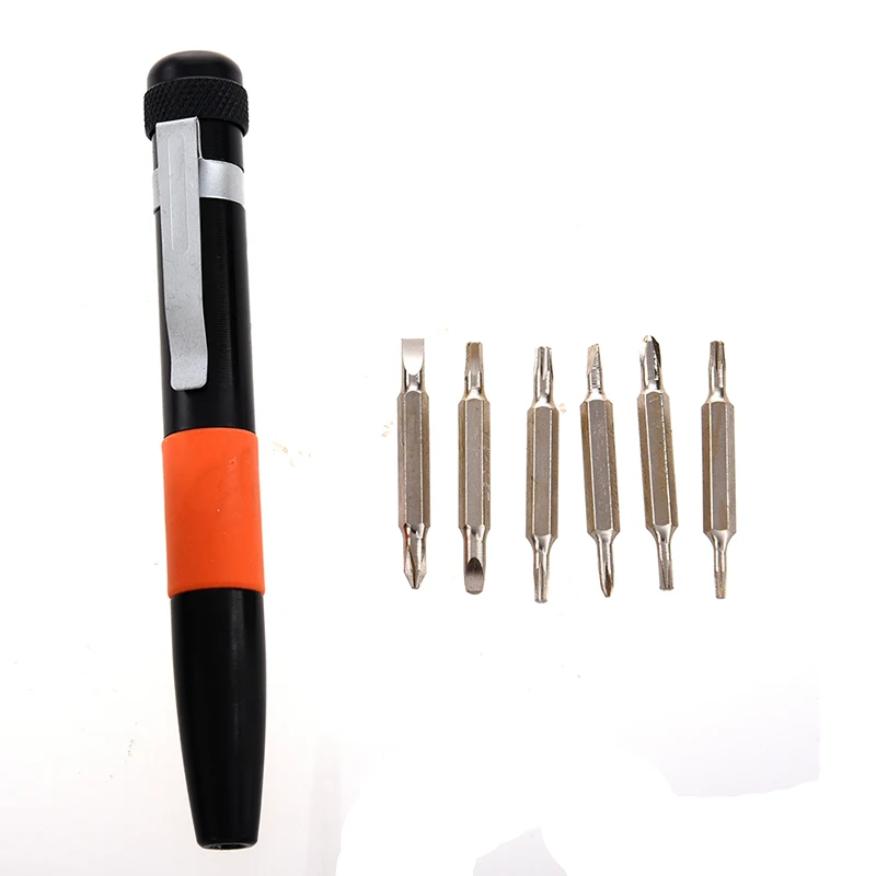 

6 in 1 Mini Pocket Pen Shaped Screwdriver Set