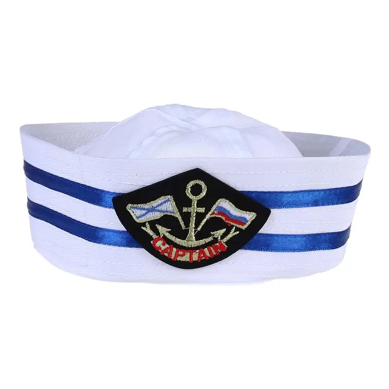 

Unisex Captain Sailor Hat Skipper Navy Marine Cap Kids Military Party Hats Yacht Cap Children Birthday Party Decorations Theme