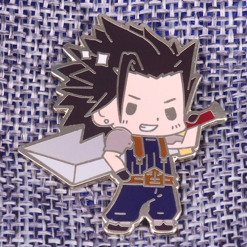 

FF7 Japanese Video Game pin Buster Sword brooch