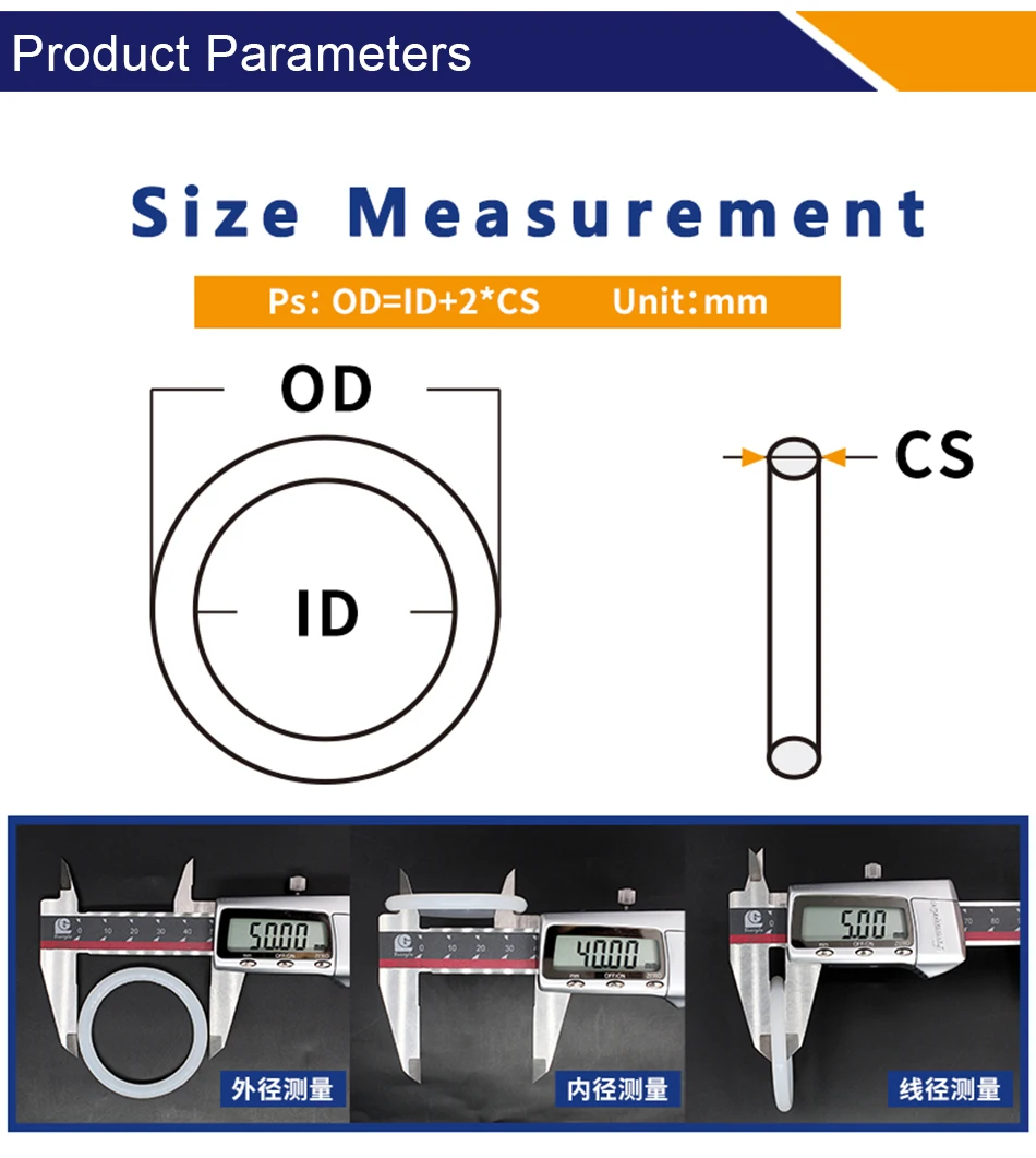 10 шт./лот, белое Силиконовое кольцо, силиконовое/VMQ уплотнительное кольцо OD31/32/34/35/36/38/40/42/45/46/50*2 мм уплотнительное кольцо, резиновое уплотнительное кольцо прокладки кольцо