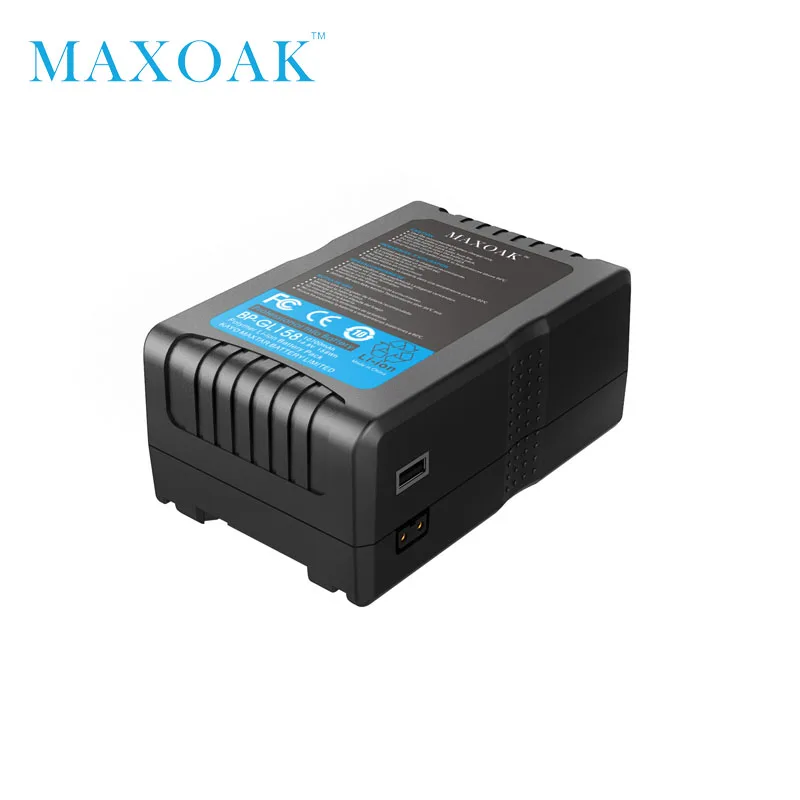 MAXOAK V158 10700mAh 14,8 V крепление батареи с адаптером зарядное устройство V Блокировка батареи для sony видеокамеры/BMCC