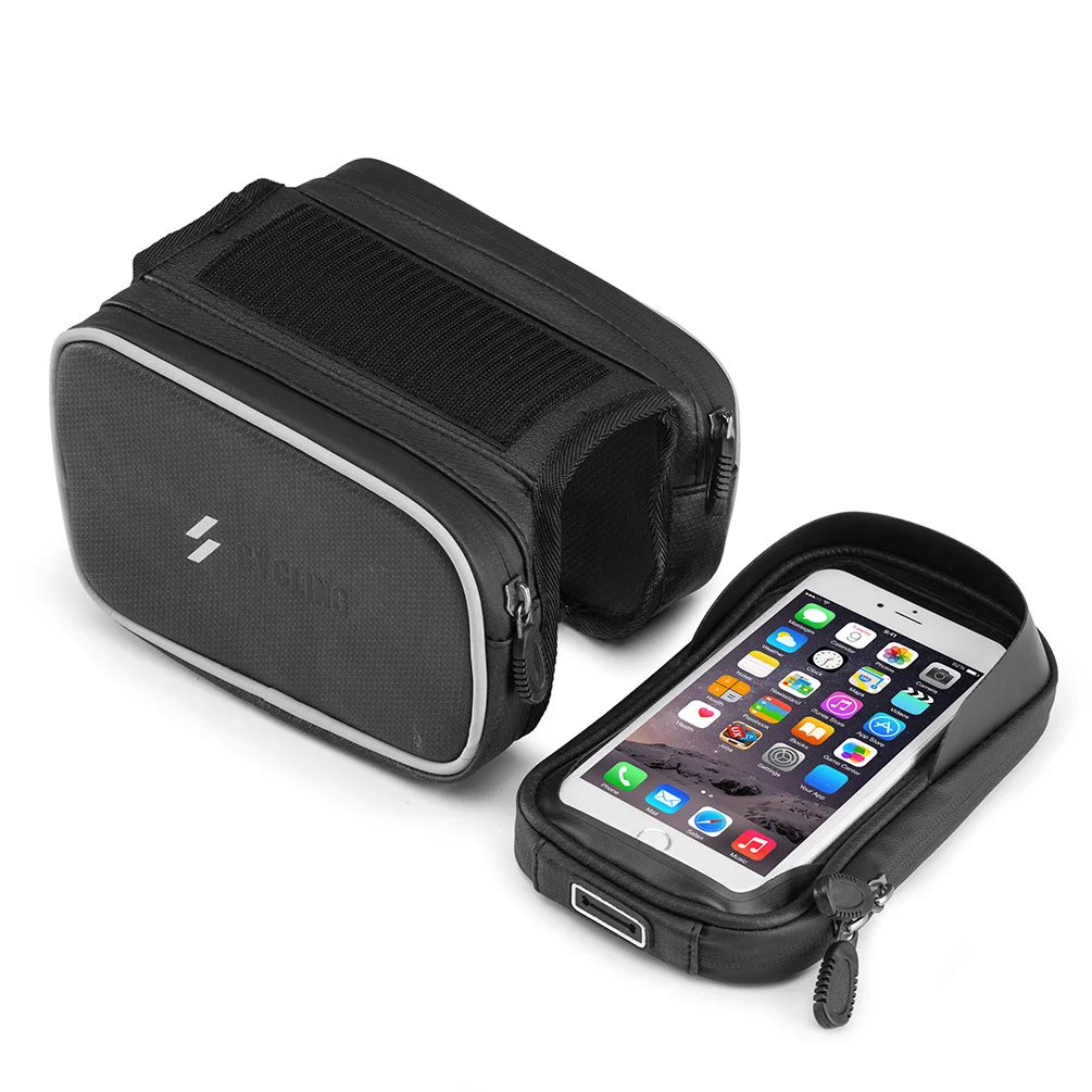 Bicycle Bike Bag Smart Phone Touch Screen Rainproof Top Tube Bags MTB Cycling Frame Front Head Pannier Bike Accessories
