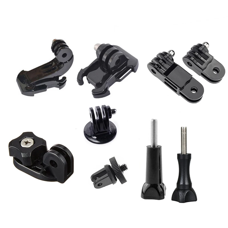 Gopro-Curved-Adhesive-Mount-Three-way-Pivot-Arm-Screw-Go-pro-Camera-Hero2-3-Black-Edition