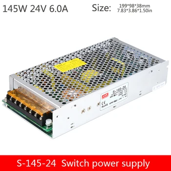 

145W full power switching power supply model S-145-24 24V/6A 12V12A 36V48V single group output industrial power supply