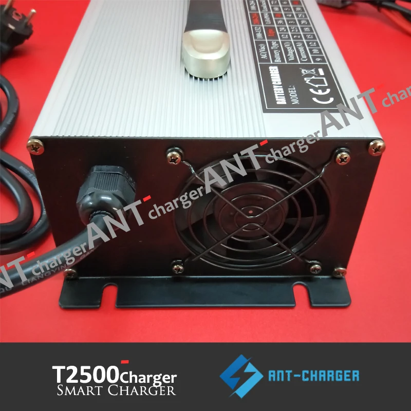 T2500 24V70A maintenance-free lead-acid battery charger 24V 70A GEL AGM battery charger 2500W (3)