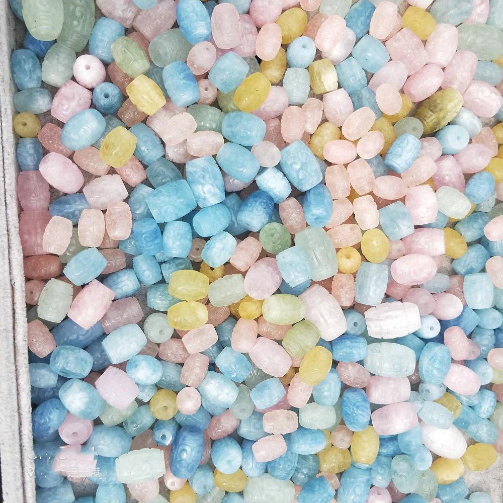 

1pcs Natural Aquamarine Rose Quartz Topaz Buddha Bead Tibetan Bracelet chakra Stone Bracelets Lady Jewelry Gift