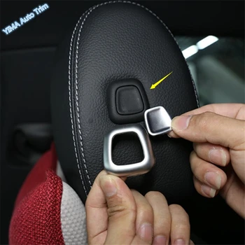 

Lapetus Car Styling Seat Head Pillow Headrest Adjustment Button Cover Trim For Mercedes Benz A Class W177 A200 A220 2019 2020