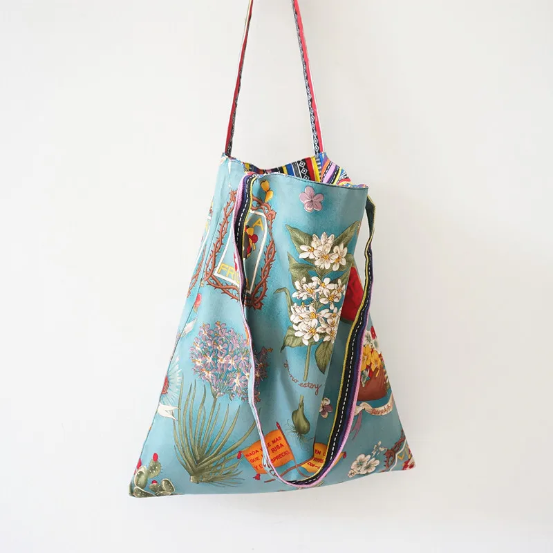 

Handmade Retro time canvas bag Tote Bag Purses And Handbags Shoulder Bag Bags For Women 2019
