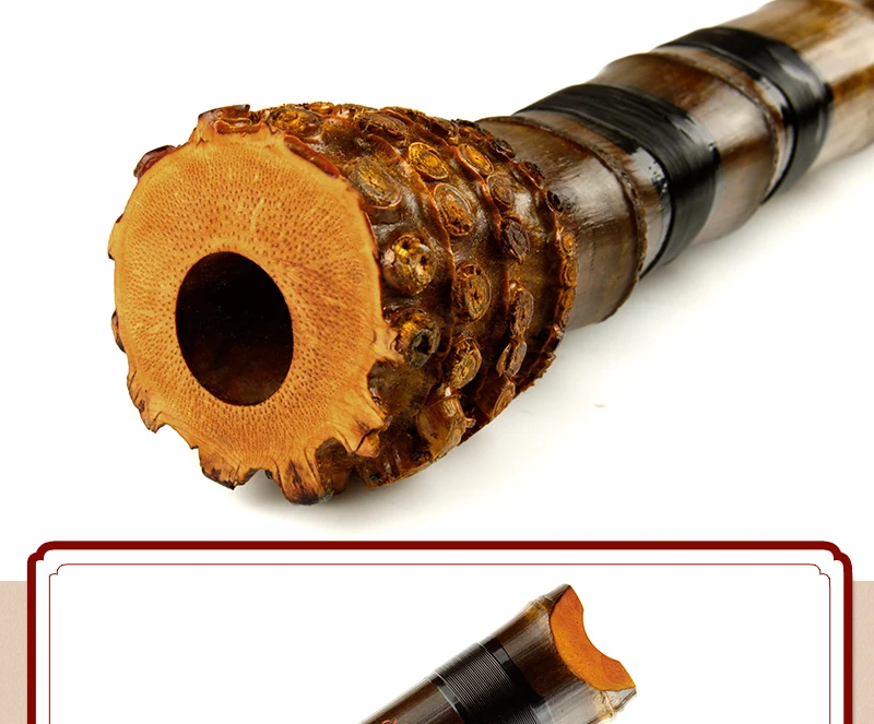 8 отверстий Bamboo Shakuhachi Флейта с корнем g ключ деревянный музыкальный инструмент японский Флейта с черной линией духовых инструментальных