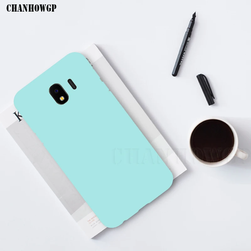 Мягкий силиконовый чехол карамельных цветов для Samsung Galaxy J4 2018 J400F J400 задняя крышка