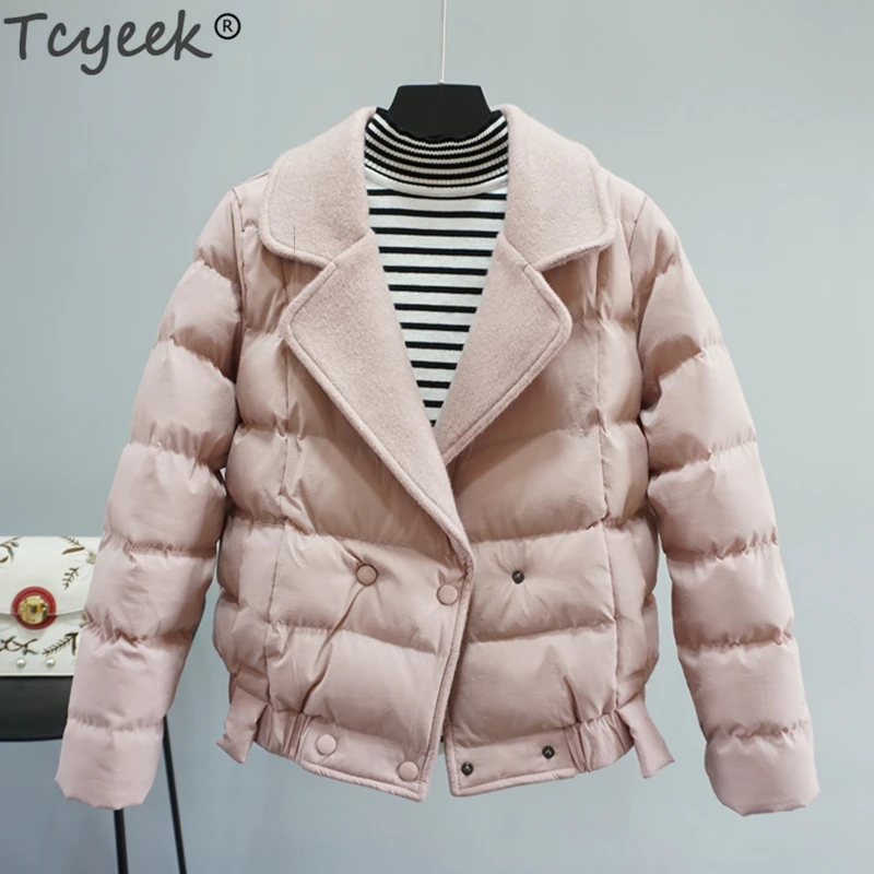 Tcyeek Parkas Mujer новые толстые женские пуховики из хлопка женские модные зимние теплые пальто Офисная Женская одежда LW693