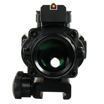 

4x32c Compact Scope Dot Fiber Optic Sight For 20 Mm Rail Red Dot Hunting Sights Opening Objective Lens 32mm Qz0145