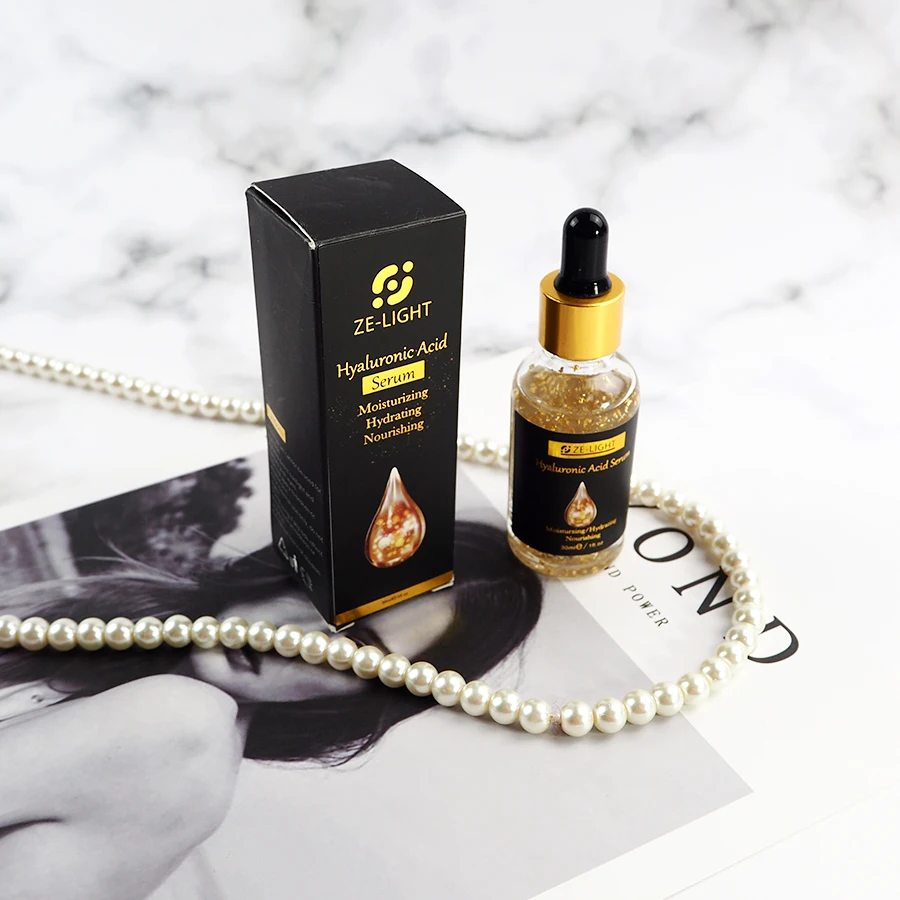 24k Gold Serum Hyaluronic Acid Serum Anti Aging Anti wrinkles Moisturizing Facial Serum Dark Spots Remover 4