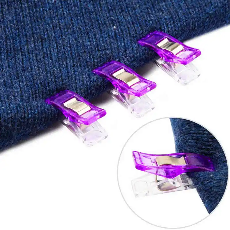plastic clips sewing 2050 PCS Clear Sewing Craft Quilt Binding Plastic Clips Clamps Pack Wonderful plastic clips #3o9#f (4)