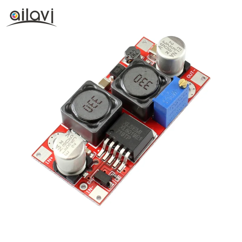 XL6019 Φ boost Module 5V 32V to 1 2 V 35V 1.5A Автоматический Бак Регулируемый преобразователь