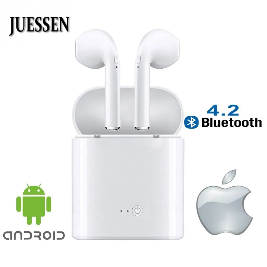 

i7s TWS Mini Bluetooth Earphone Wireless Headset Stereo Headphones Sport Earbuds Air With Mic charge box For iPhone Android