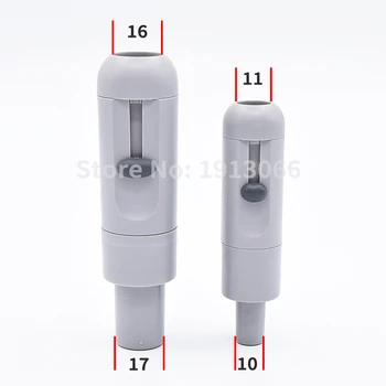 

1 Set Grey Universal HVE Level Valve Saliva Swivel Sucker Suction Handle