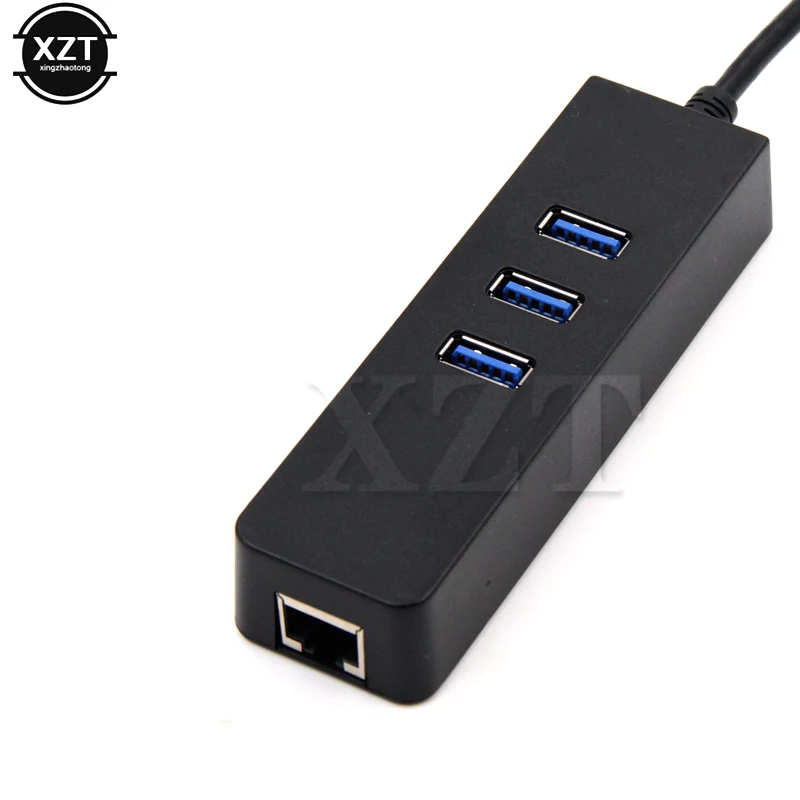1 шт. высокоскоростной концентратор с 3 портами USB 0 100/1000 Мбит/с RJ45 конвертер Gigabit