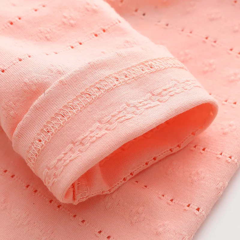 Girls Pants Kids Pants Girls Trousers Summer 2-10 Years Kids Child Cotton Soild Color Hollow Out Calf Length Short Capri Girls Leggings