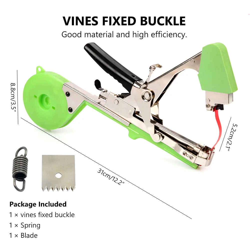 Vines Fixed Buckle Grafted Tool Vine Stem Tying Binding Machine For Grape Tomato Fruit Vegetable Garden Tools Tapetool Tapener